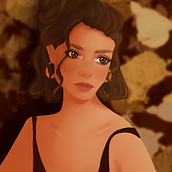 Mon projet du cours : Personnages féminins forts : représentez la diversité. Un projet de Illustration traditionnelle, Peinture, Illustration numérique, Dessin numérique , et Peinture numérique de abirbri - 28.01.2023