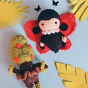 Reto Creativo | Construir personajes combinando palabras. Crochet, Amigurumi, Fiber Arts, Arts, Crafts, and Creativit project by Nati Motta - 02.01.2023