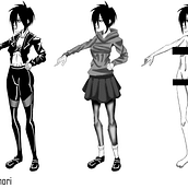 Model Sheet, clothes. Un progetto di Character design, Fumetto, Disegno, Manga e Illustrazione digitale di biersack_lyam - 01.02.2023