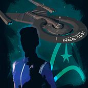 STAR TREK COMANDERS . Een project van  Ontwerp, Traditionele illustratie, Grafisch ontwerp y Film, video en televisie van Gustavo Rocha - 01.02.2023