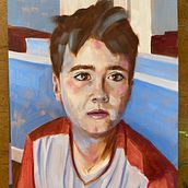 My project for course: Artistic Oil Portraiture on Paper. Fine Arts, Painting, and Oil Painting project by Chris Hardtman - 02.01.2023