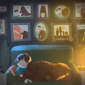 My project for course: Introduction to Storyboarding for Animated Films. Traditional illustration, Motion Graphics, Animation, Character Animation, Drawing, Digital Illustration, Stor, board, Figure Drawing, and Animated Illustration project by Emy Carder - 02.01.2023