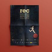 Diseño gráfico para "REC" Festival de Cine de Tarragona. Design, Traditional illustration, and Advertising project by Marta Escobar - 12.01.2016