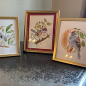 My project for course: Watercolor with Filigree and Metallic Details. Een project van Traditionele illustratie, Schilderij, Aquarelschilderen,  Botanische illustratie, Naturalistische illustratie y Decoratief schilderen van Katie - 01.02.2023