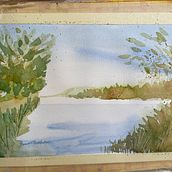 Il mio progetto del corso: Pittura di paesaggi marini ad acquerello. Painting, Watercolor Painting, and Naturalistic Illustration project by Simone del grosso - 02.01.2023
