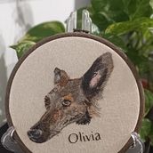 Needle painting para principiantes. Embroider, Naturalistic Illustration, and Textile Design project by Sabrina Buccella Timi - 02.02.2023