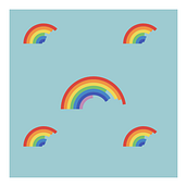 Audio Reactive Rainbow. Animation, JavaScript, HTML, Audio, and Programming project by leedyche - 01.28.2023