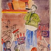 My project for course: Urban Sketching: Capture Your City in Motion. Traditional illustration, Sketching, Drawing, Watercolor Painting, Architectural Illustration, and Sketchbook project by Annita Mau - 01.25.2023