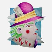 Meu projeto do curso: Introdução à ilustração infantil (Chapeleiro Maluco). Traditional illustration, Fine Arts, Painting, Drawing, Watercolor Painting, Children's Illustration, Narrative, and Pencil Drawing project by Alice Fracalossi - 10.08.2022