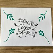 Meu projeto do curso: Introdução aos floreios na caligrafia inglesa Ein Projekt aus dem Bereich Kalligrafie, Lettering, H und Lettering von Fabiana Lima Zanolli - 02.02.2023
