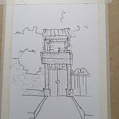 Mi proyecto del curso: Dibujo arquitectónico expresivo con marcadores de colores. Un progetto di Bozzetti, Disegno, Illustrazione architettonica, Sketchbook e Illustrazione con inchiostro di diego_eudors - 02.02.2023