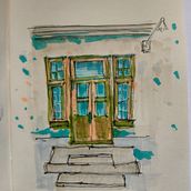 Meu projeto do curso: Desenho arquitetônico expressivo com marcadores coloridos. Sketching, Drawing, Architectural Illustration, Sketchbook & Ink Illustration project by Chico Milk - 02.02.2023