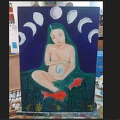 ¡Bienvenido al mundo!. Projekt z dziedziny Trad, c, jna ilustracja, Malarstwo akr i lowe użytkownika Anna Maria - 02.02.2023