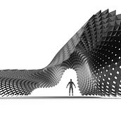 Meu projeto do curso: Modelagem de padrões 3D com Rhino Grasshopper . Un progetto di 3D, Architettura, Design e creazione di mobili, Design industriale, Architettura d'interni, Product design, Modellazione 3D, Architettura digitale e Progettazione 3D di Breno Luis - 02.02.2023