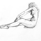 DA - Práctica cuerpo humano Ein Projekt aus dem Bereich Skizzenentwurf, Bleistiftzeichnung, Zeichnung und Anatomische Zeichnung von Martina Díaz Vilar - 03.02.2023