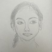 Mon projet du cours : Carnet de portraits : explorez le visage humain. Un projet de Esquisse , Dessin, Dessin de portrait, Dessin artistique , et Carnet de croquis de ccabby0 - 03.02.2023