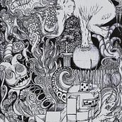 Jack In The Box . Traditional illustration, Drawing & Ink Illustration project by Chiara Damia - 02.03.2023