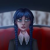 My project for course: Female Character Portraits in Procreate . % Екатерина Берт tarafından hazırlanan Geleneksel illüstras, on, Dijital İllüstras, on, Ve Dijital Çizim projesi - 02.03.2023