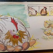 Mon projet du cours : Illustrer la nature : une exploration créative. Een project van Traditionele illustratie, Schilderij,  Tekening, Aquarelschilderen,  Illustratie met inkt y Naturalistische illustratie van laura22_ - 03.02.2023