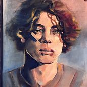 Mein Abschlussprojekt für den Kurs: Künstlerische Porträtmalerei mit Ölfarben auf Papier . Arte plastice, Pictura și Pictură în ulei de Alex Vent - 02.03.2023