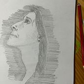 Mi proyecto del curso: Sketchbook de retrato: explora el rostro humano. Sketching, Portrait Drawing, and Sketchbook project by leivamirian - 02.01.2023