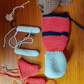 Boneca japonesa Ein Projekt aus dem Bereich Amigurumi von Helena Sofia Felisberto Coelho - 03.02.2023