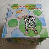 Bilderbuch "Von Adlerkopf bis Zebrahuf" - Ein Alphabet mit großen und mit kleinen Tieren . % tintulantus tarafından hazırlanan Geleneksel illüstras, on, Sulubo, a Resim, Güzel sanatlar, Karakter Tasarımı, Çocuk İllüstras, onu, Ve Tablo projesi - 02.04.2023