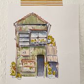 My project for course: Expressive Architectural Sketching with Colored Markers. Un progetto di Bozzetti, Disegno, Illustrazione architettonica, Sketchbook e Illustrazione con inchiostro di anni_e - 04.02.2023
