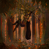 My project for course: Lighting Principles for Digital Painting. Traditional illustration, Digital Illustration, and Digital Painting project by Vitalina Khodun - 02.04.2023