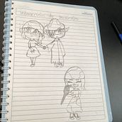Mi proyecto del curso: Diario de dibujo: crea personajes fantásticos. Character Design, Sketching, Pencil Drawing, Drawing, and Sketchbook project by camila_ramos_c21 - 02.04.2023