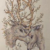 My project for course: Surrealist Illustration Inspired by Nature. Traditional illustration, Pencil Drawing, Drawing, Artistic Drawing, Naturalistic Illustration, and Colored Pencil Drawing project by Nicole Ramsden - 02.04.2023