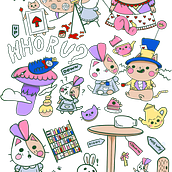 My project for course: Kawaii-Style Story Illustration. Un progetto di Illustrazione tradizionale, Character design, Illustrazione digitale e Manga di isabel_wap - 04.02.2023