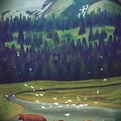 Mon projet du cours : Illustration numérique cinématographique sur Photoshop. Un proyecto de Ilustración tradicional, Ilustración digital y Concept Art de Maïlys - 04.02.2023