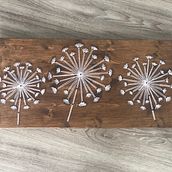 Pusteblumen groß Nagel-Faden-Bild. Un progetto di Artigianato e DIY di Alina Vent - 26.07.2020