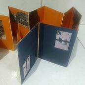 Meu projeto do curso: Encadernação da sua obra gráfica sem dobras. Un proyecto de Artesanía, Bellas Artes, Encuadernación y DIY de Livia Carol - 05.02.2023