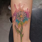 Técnicas de tatuaje estilo acuarela. Traditional illustration, Painting, Watercolor Painting, and Tattoo Design project by JORGE ORTIZ - 02.04.2023