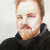 Mon projet du cours : Portrait à l'aquarelle d'après une photo. Un progetto di Illustrazione tradizionale, Pittura ad acquerello e Disegno di ritratti di Cecil Perroud - 01.02.2023