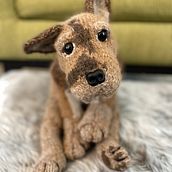 My project for course: Knitting Realistic Stuffed Animals: Make a Puppy from Yarn Ein Projekt aus dem Bereich Weben, DIY, Stricken und Textildesign von Julie Colby - 30.01.2023