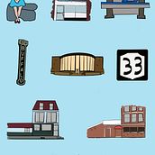 My project for course: Colorful City Portraits: Illustrate Your Favorite Place. Traditional illustration, Infographics, Drawing, Digital Illustration, and Digital Painting project by Matt Schwartz - 02.05.2023