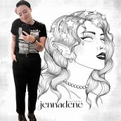 My project for course: Custom Tattoo Design with Procreate. Traditional illustration, Graphic Design, Drawing, Digital Illustration, Tattoo Design, and Digital Drawing project by Jennadene - 02.21.2023
