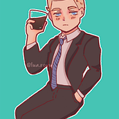 Barney Stinson. Traditional illustration, Drawing, and Digital Illustration project by poisonedcherry5 - 01.31.2023