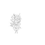 My project for course: Botanical Tattoo with Pointillism /. Un progetto di Illustrazione tradizionale, Design di tatuaggi e Illustrazione botanica di Fabiana Martins da Cunha - 26.01.2023