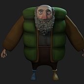 Uncle Prendergast from Paranorman. 3D project by Drew Donnelly - 02.06.2023