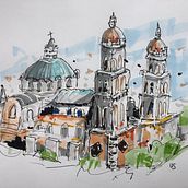 lockere Skizzen. Un proyecto de Ilustración tradicional de Ute Schönerstedt - 06.02.2023