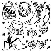 Tattoo Flashitos. Traditional illustration, Design, Br, ing, Identit, Graphic Design, and Tattoo Design project by chulidantola - 02.06.2023