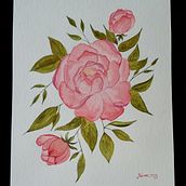 Water colour . Een project van Aquarelschilderen van Nonna-Mari Riese - 06.02.2023