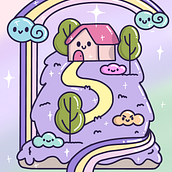 My project for course: Designing Kawaii Worlds: Spread Joy Through Illustration. Character Design, Digital Illustration, and Manga project by lorraine_ndl - 02.02.2023
