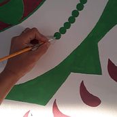 Mandala saúde e espiritualidade. Painting project by Carmem Veruska - 02.06.2023