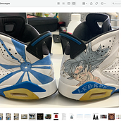 Mi proyecto del curso: Restauración y personalización de sneakers (por el formato de imagen a las fotos les hice una captura y las subí de esta forma). Accessor, Design, Fashion Design, Acr, lic Painting, DIY, Upc, and cling project by Diego Fernandez - 02.06.2023