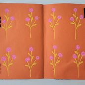 Mein Abschlussprojekt für den Kurs: Botanische Muster im Skizzenbuch. Un proyecto de Ilustración tradicional, Pattern Design, Ilustración botánica y Sketchbook de hanni - 07.02.2023